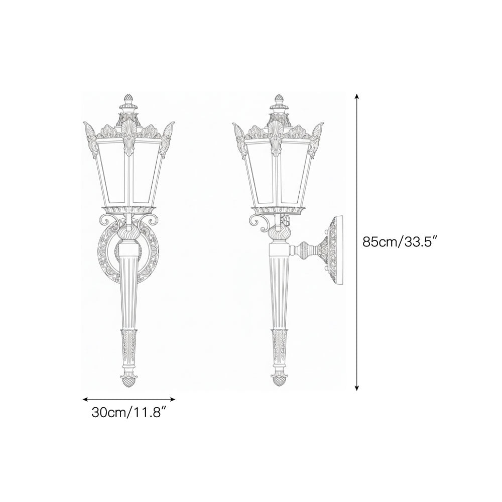 Heritage Wall Lamp - Classic Brass & Crafted Glass Sconce | Luxury Ambient Light