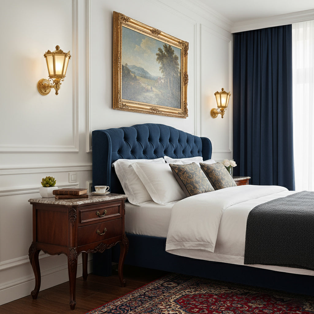 Heritage Wall Lamp - Classic Brass & Crafted Glass Sconce | Luxury Ambient Light