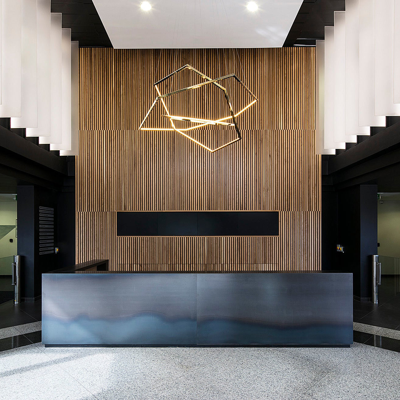 Hexagon Chandelier - Modern Geodesic LED Pendant | Minimalist Geometric Light