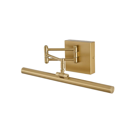 Hinkley Stokes Brass Wall Lamp - Adjustable Integrated LED Bathroom Vanity Light