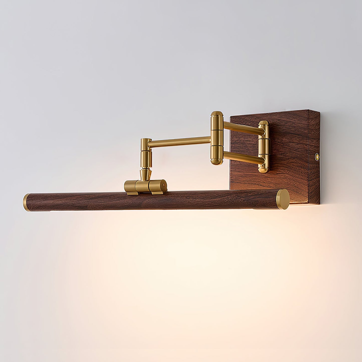 Hinkley Stokes Brass Wall Lamp - Adjustable Integrated LED Bathroom Vanity Light