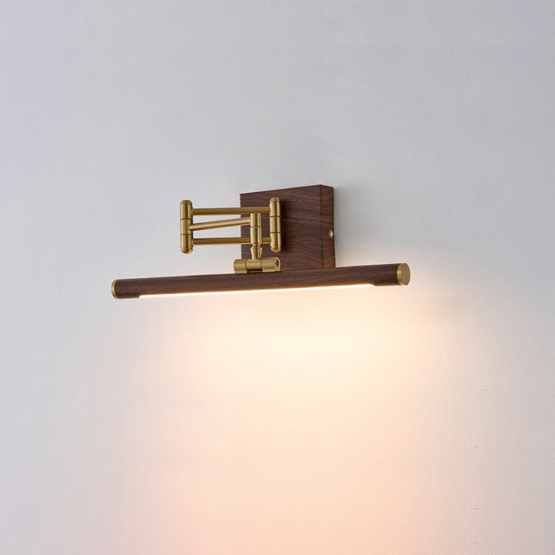 Hinkley Stokes Brass Wall Lamp - Adjustable Integrated LED Bathroom Vanity Light