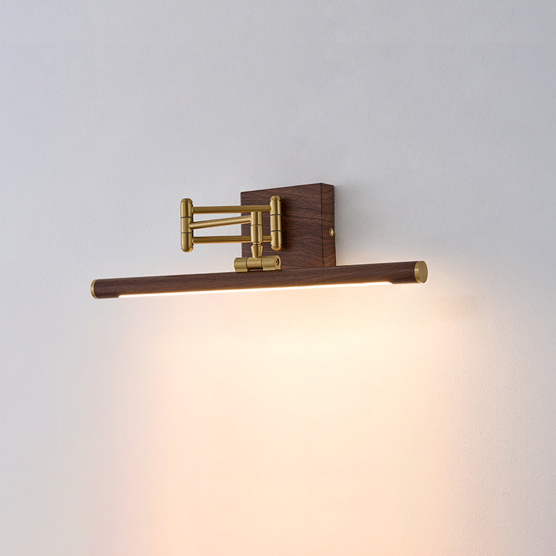Hinkley Stokes Brass Wall Lamp - Adjustable Integrated LED Bathroom Vanity Light