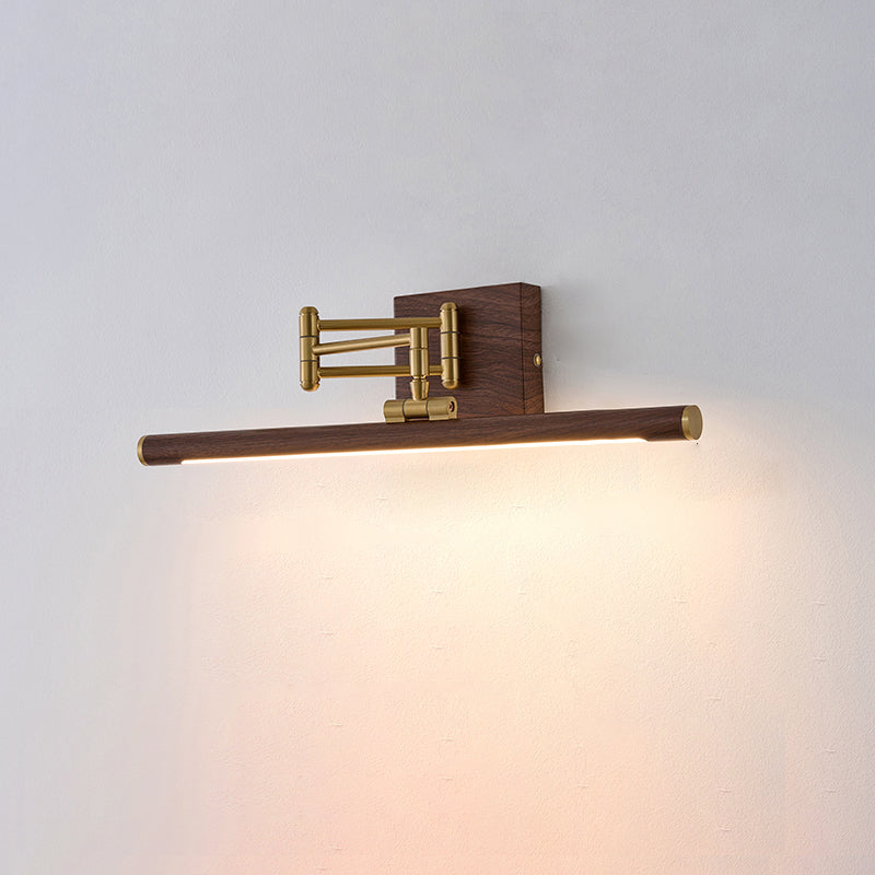 Hinkley Stokes Brass Wall Lamp - Adjustable Integrated LED Bathroom Vanity Light
