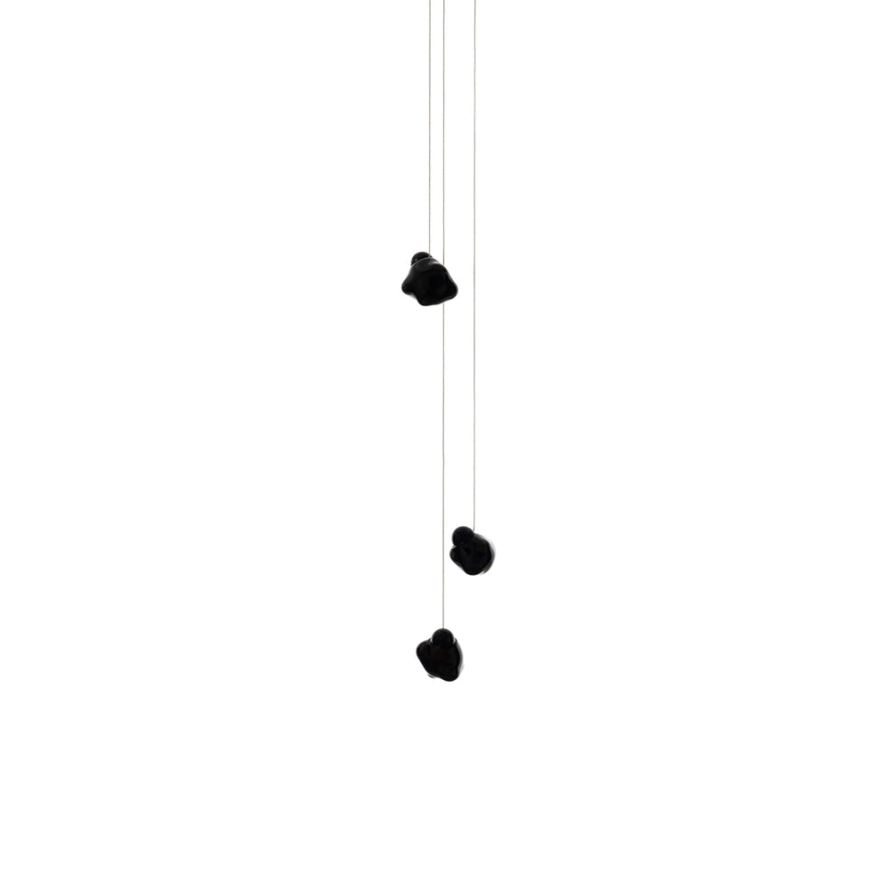 Ice Pier Pendant Lamp - Hand-Blown Sculptural Glass Multi-Pendant Cascade