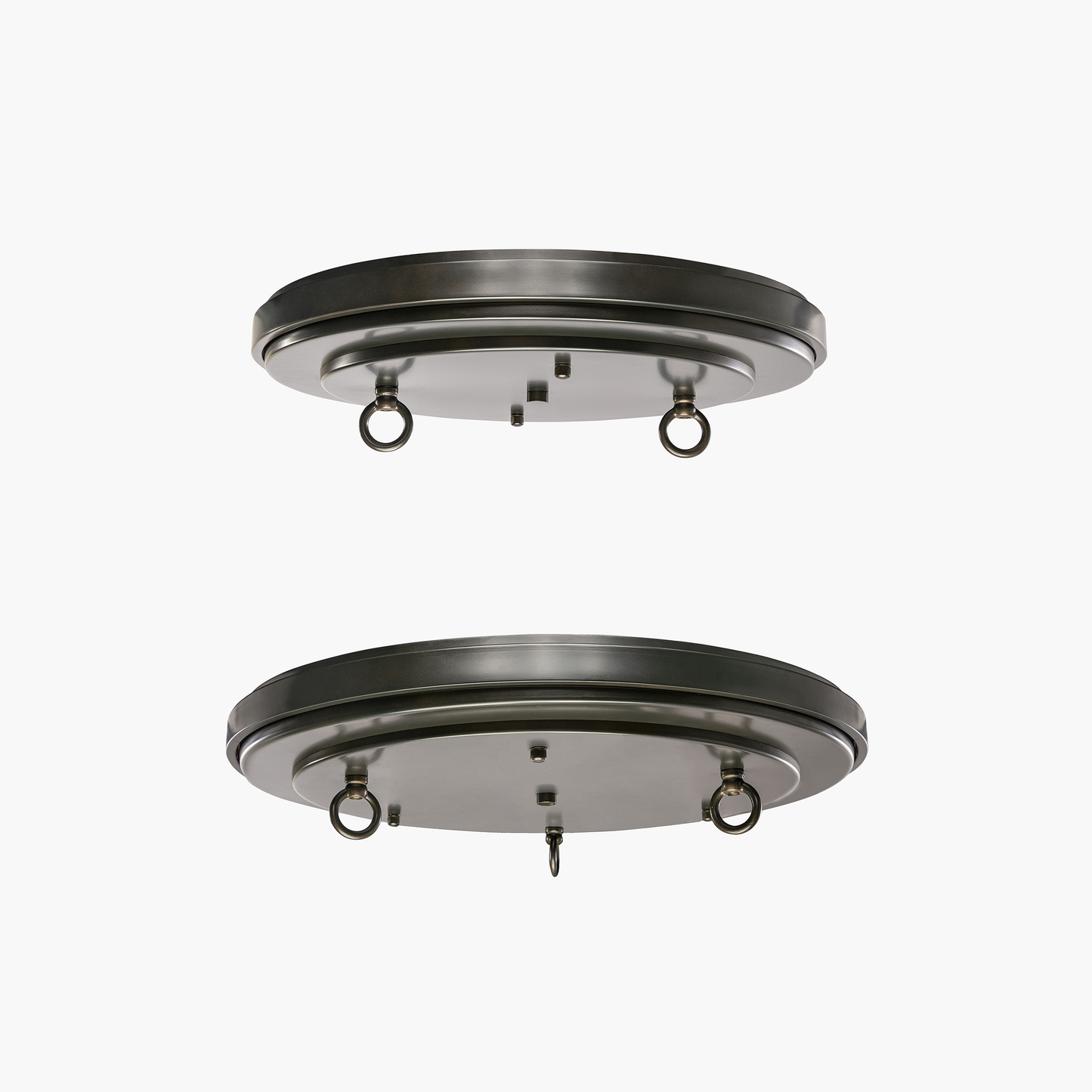 Chain Alabaster Chandelier - Luxury Elliptical Link & Natural Stone LED Pendant