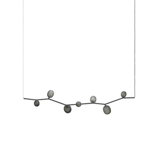 Matteo Horizontal Pendant Lamp - Nature-Inspired Modular Glass Globe Linear Light