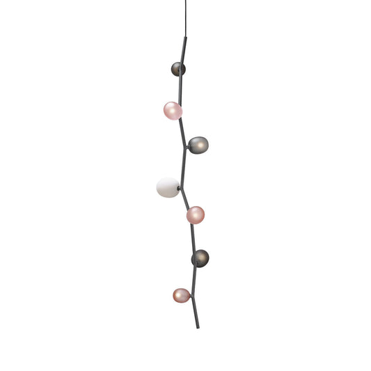 Matteo Vertical Pendant Lamp - Modular Nature-Inspired Glass Globe Pendant