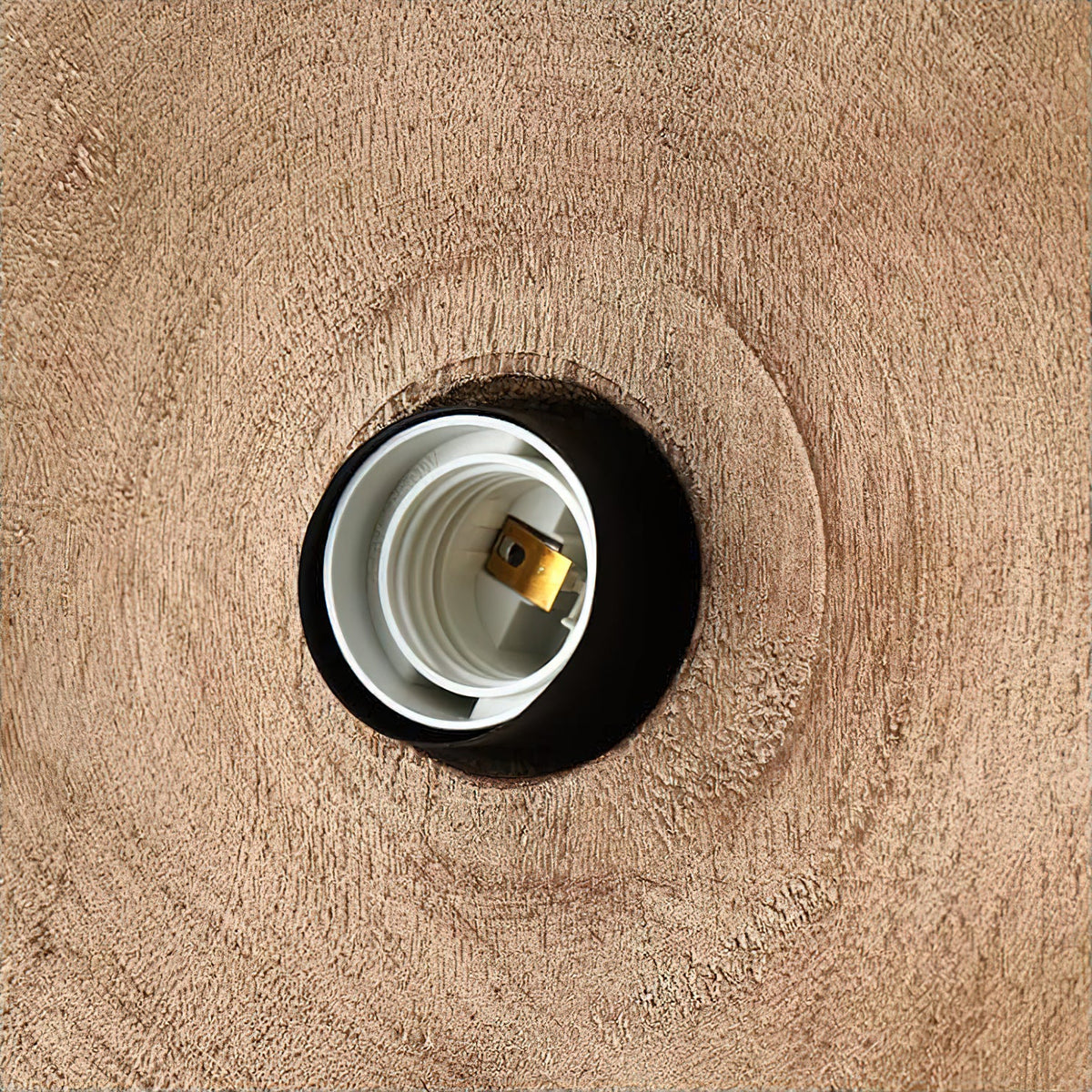 Jacob Pendant Light - Handcrafted Solid Wood Wide Dome Scandinavian Pendant