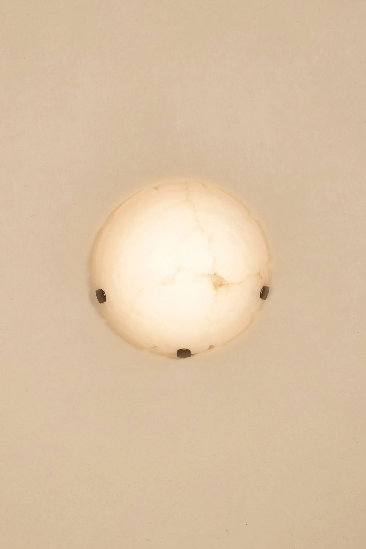 Jellyfish Alabaster Wall Lamp - Organic Spanish Alabaster & Solid Brass Integrated LED Sconce