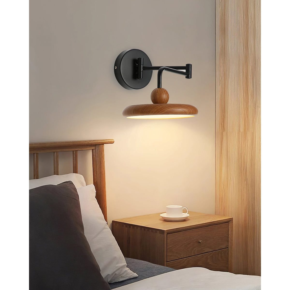 Karlin Wall Lamp - Adjustable Swing Arm LED Wall Sconce