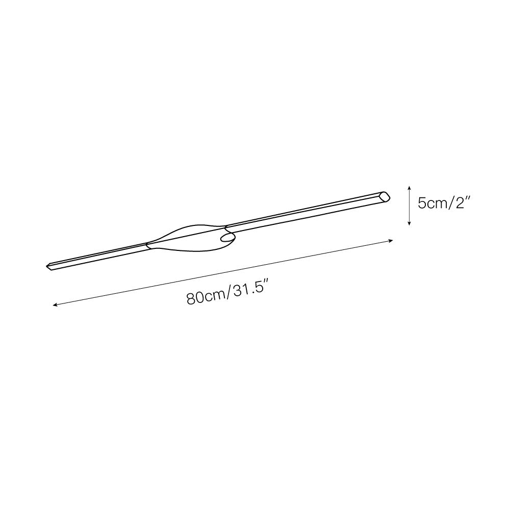 Kedo Wall Lamp - Ultra-Slim Linear LED Sconce | Modern "Eye" Silhouette Lighting