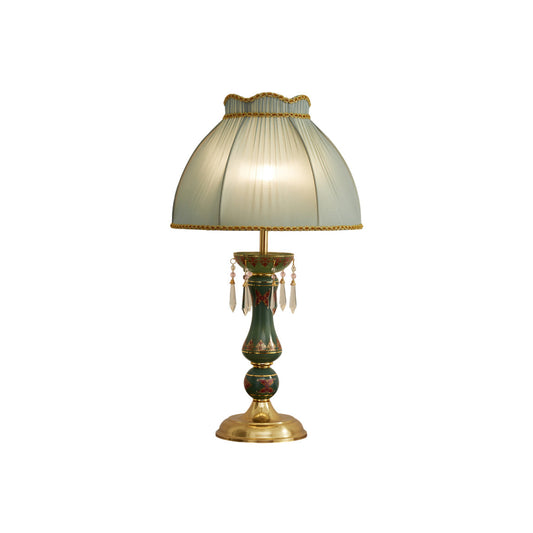 Kenton Ceramics Table Lamp - Brass & Green Ceramic Luxury Sconce
