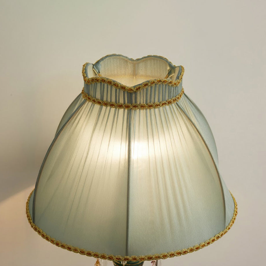 Kenton Ceramics Table Lamp - Brass & Green Ceramic Luxury Sconce