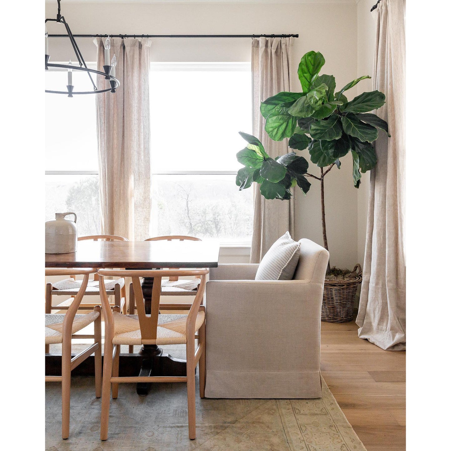 Kylan Chandelier - Modern Open-Frame Steel Candelabra | Minimalist Industrial Lighting