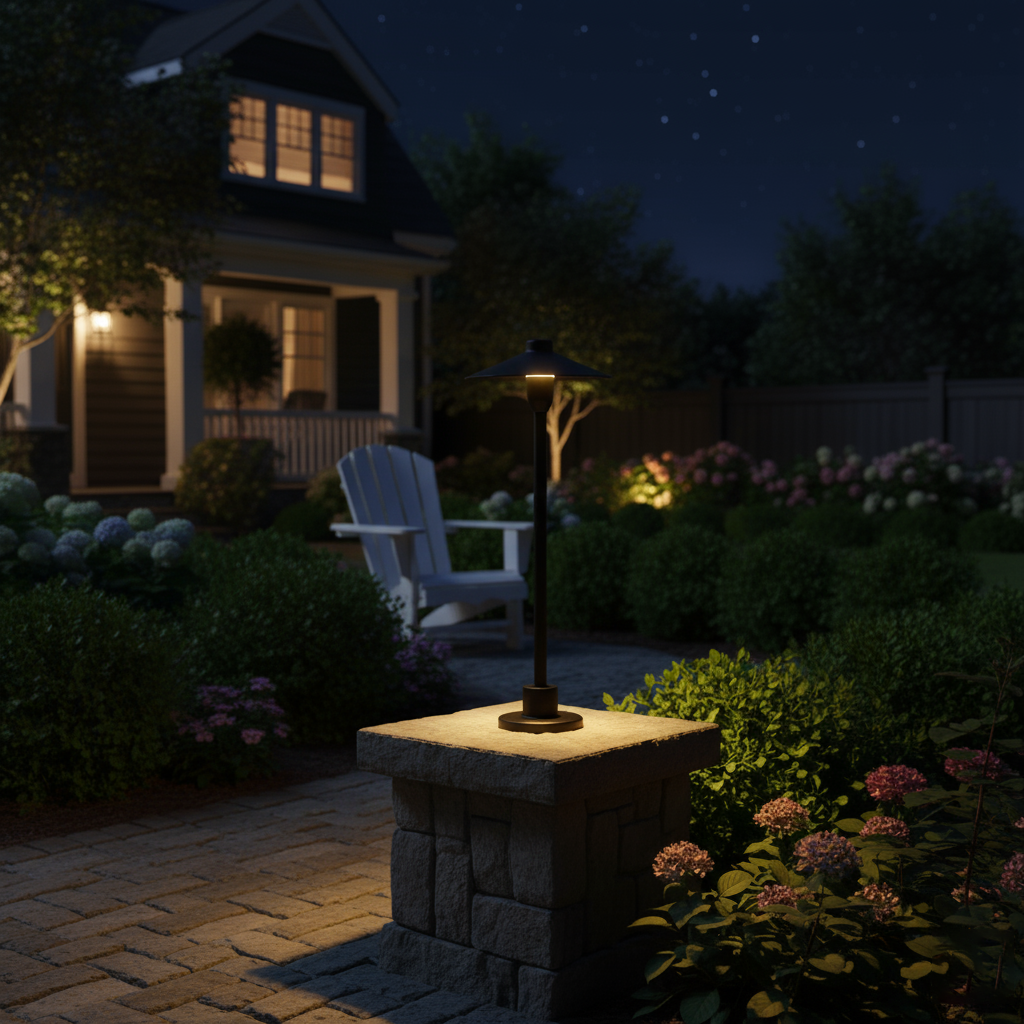 Kichler Outdoor Table Lamp - Waterproof IP54 Aluminum LED Patio Light