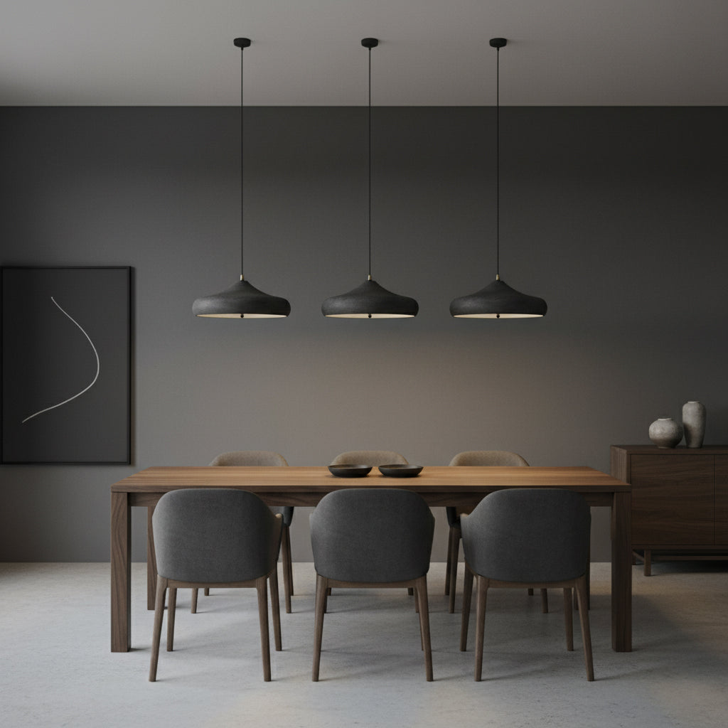 Kichler Danika Pendant Lamp - Modern Minimalist Metal LED Disk Pendant