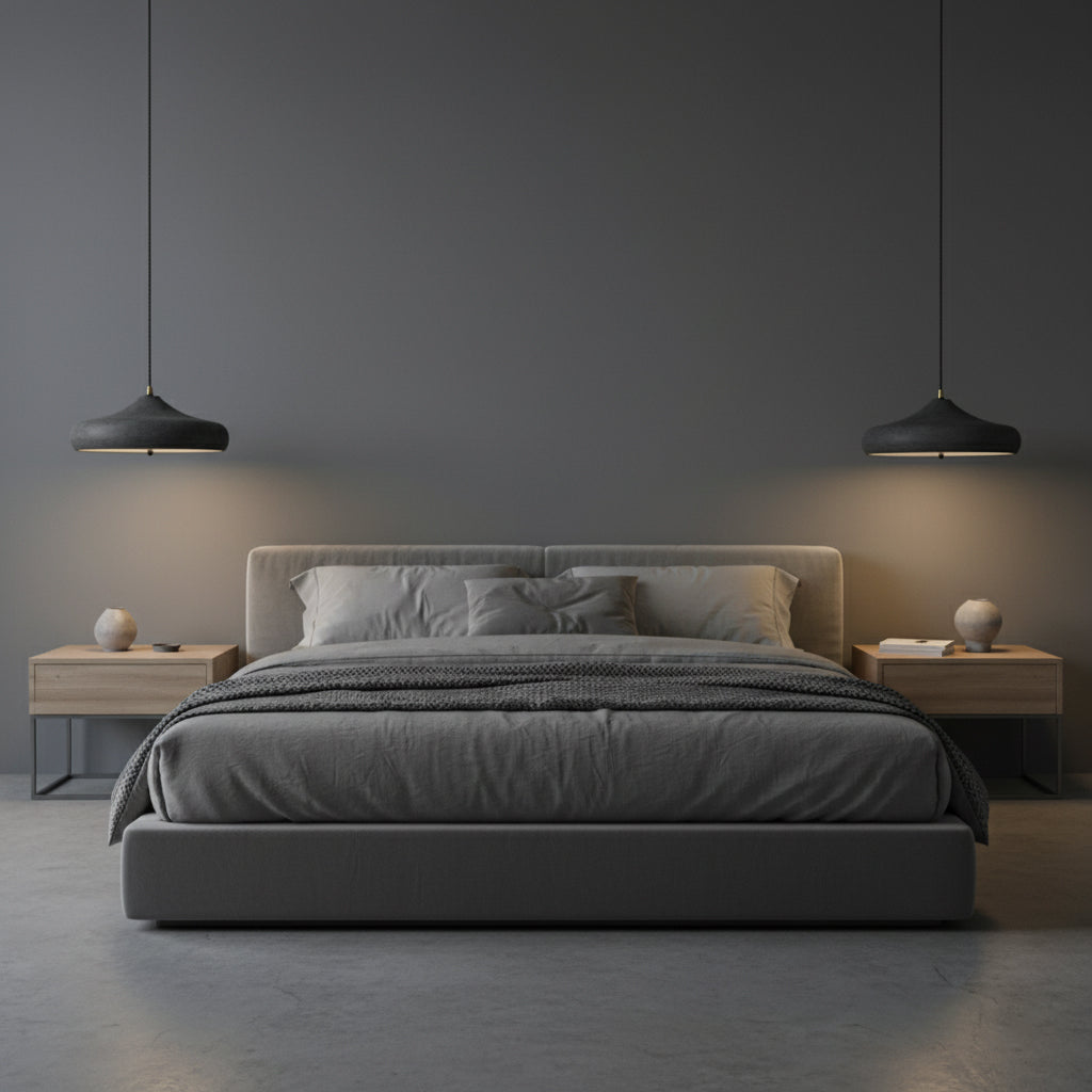 Kichler Danika Pendant Lamp - Modern Minimalist Metal LED Disk Pendant