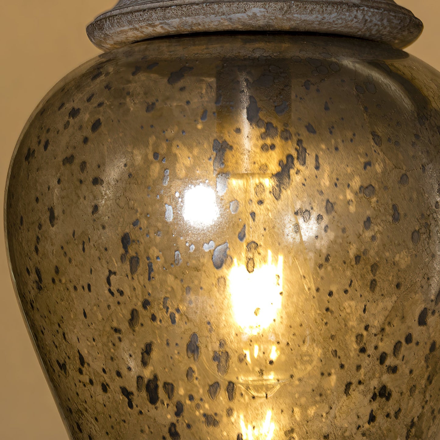 Kichler Everly Pendant Lamp - Flared Glass Mini Pendant | Copper & Smoked Glass Industrial Lighting