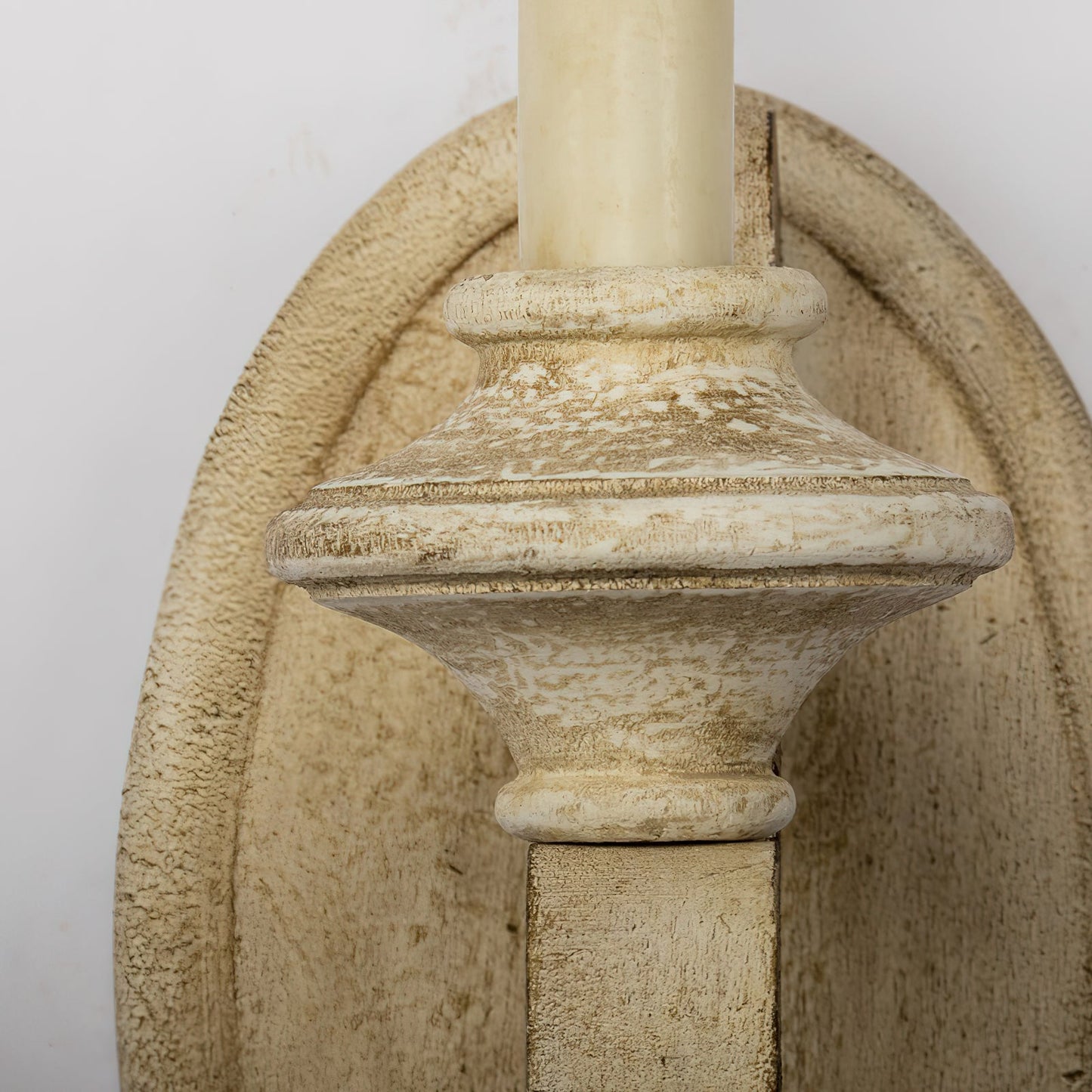 Kichler Hayman Bay Sconce - Distressed Solid Wood Scroll Wall Lamp