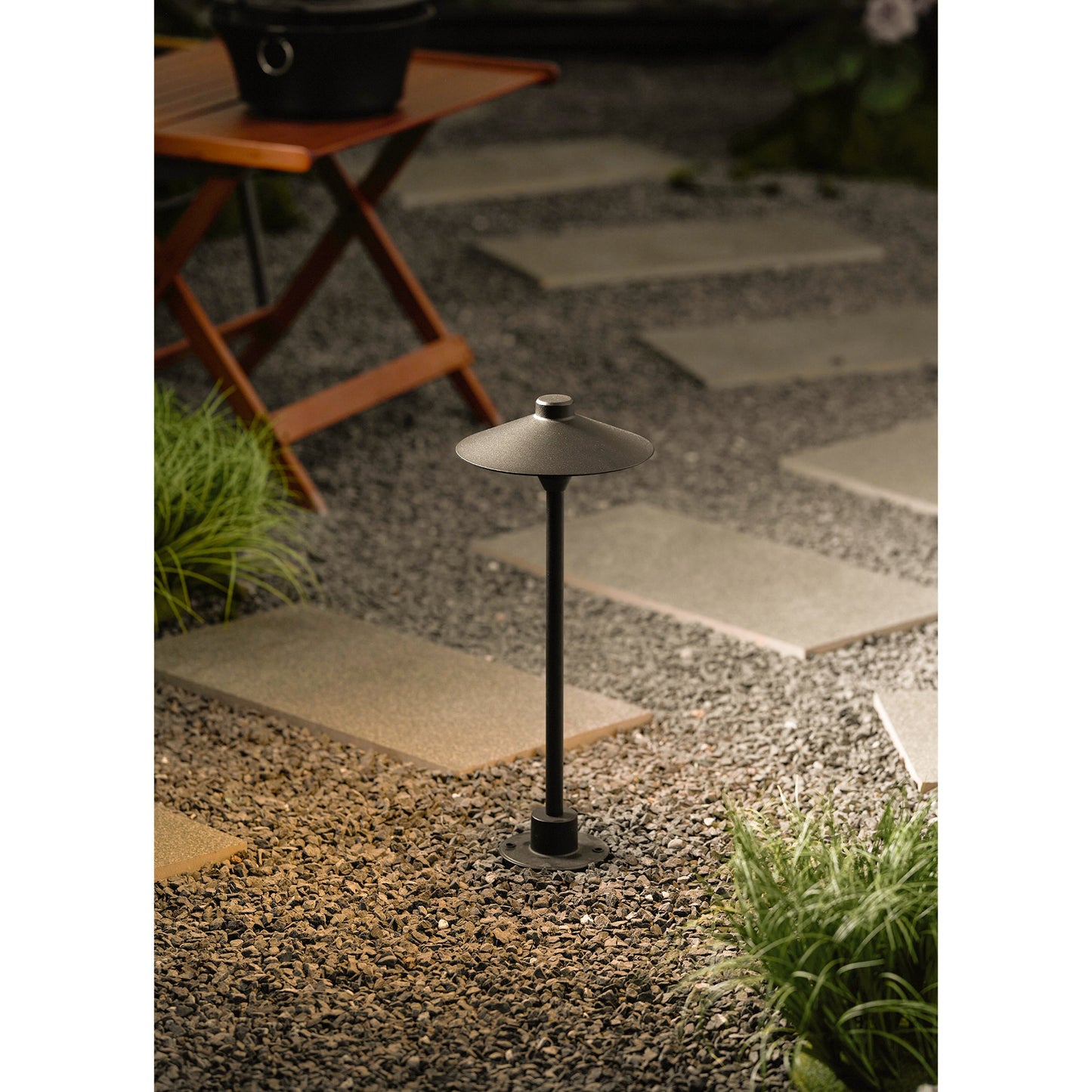 Kichler Outdoor Table Lamp - Waterproof IP54 Aluminum LED Patio Light