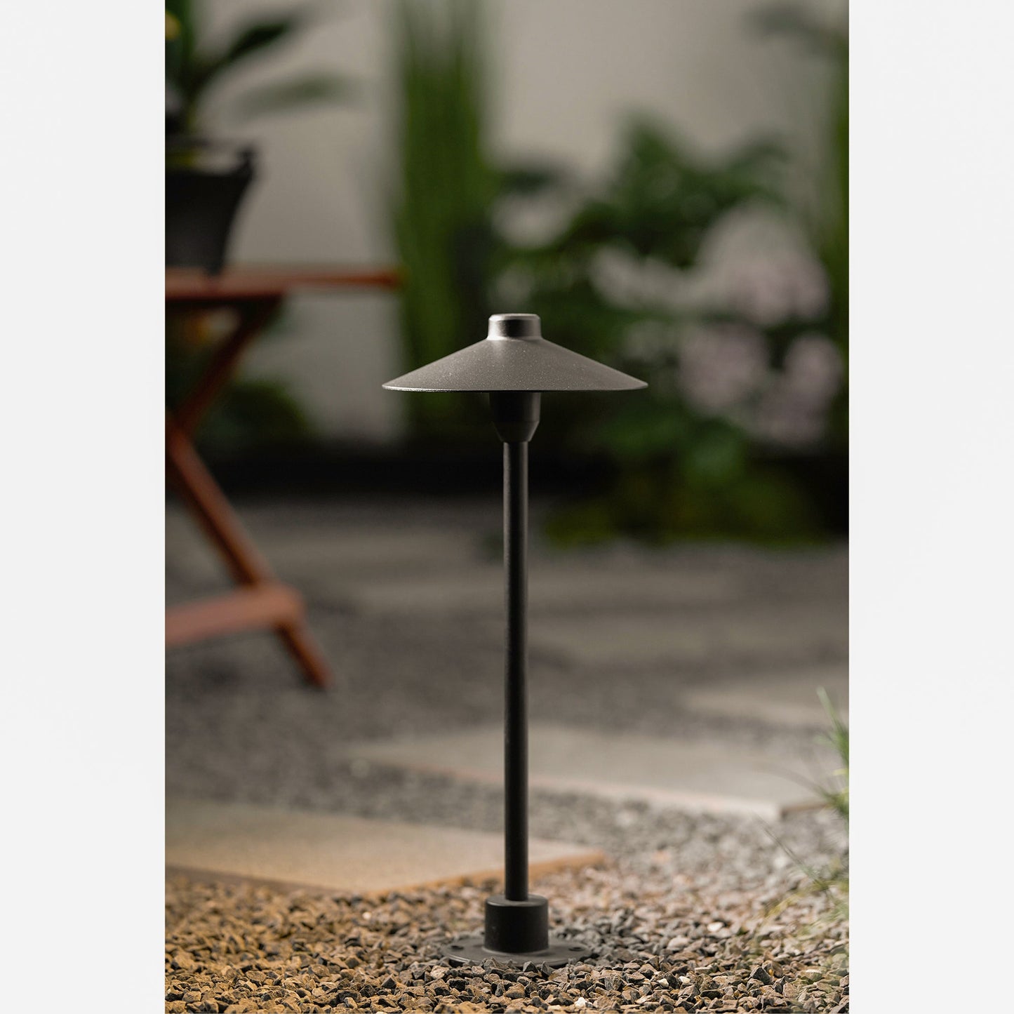 Kichler Outdoor Table Lamp - Waterproof IP54 Aluminum LED Patio Light