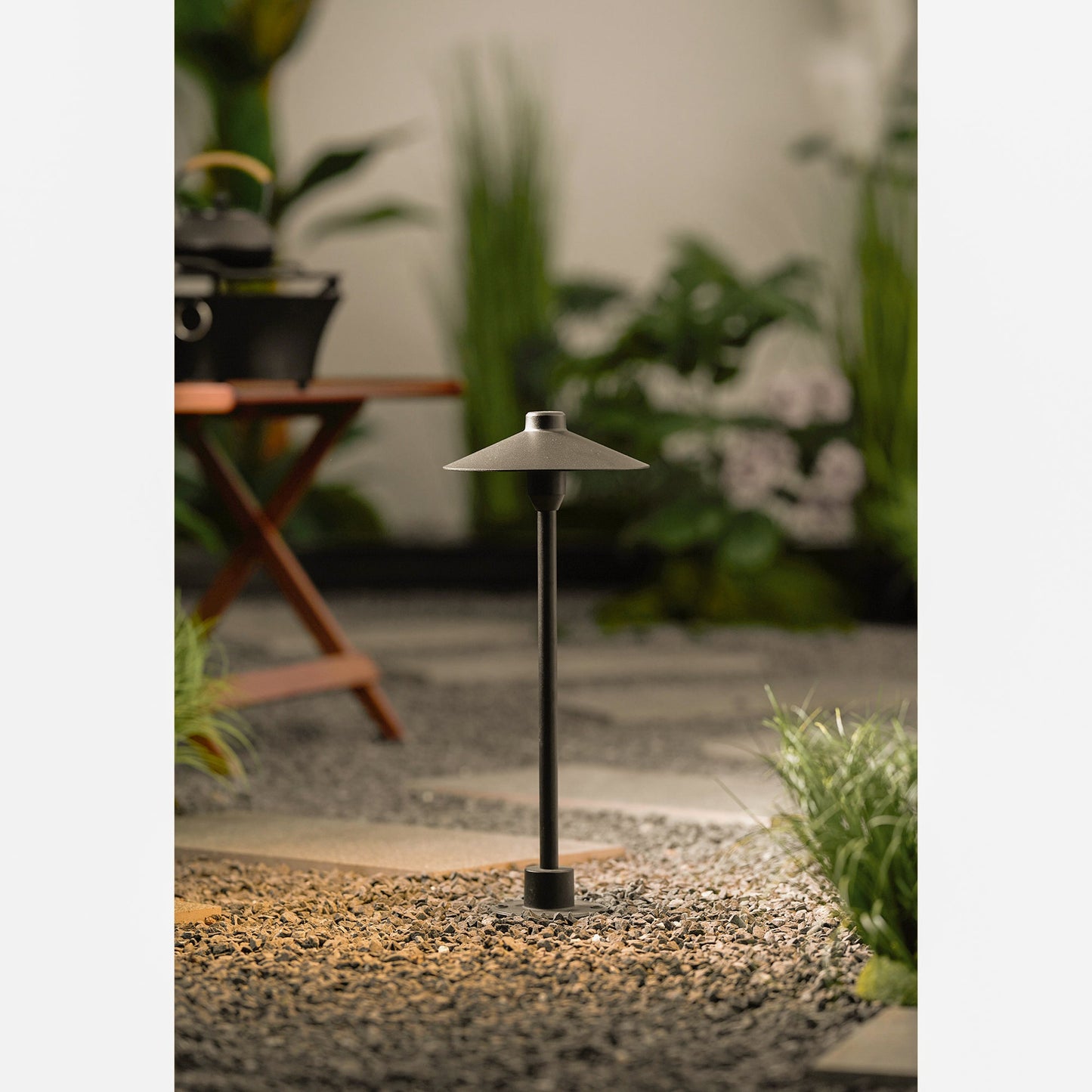 Kichler Outdoor Table Lamp - Waterproof IP54 Aluminum LED Patio Light