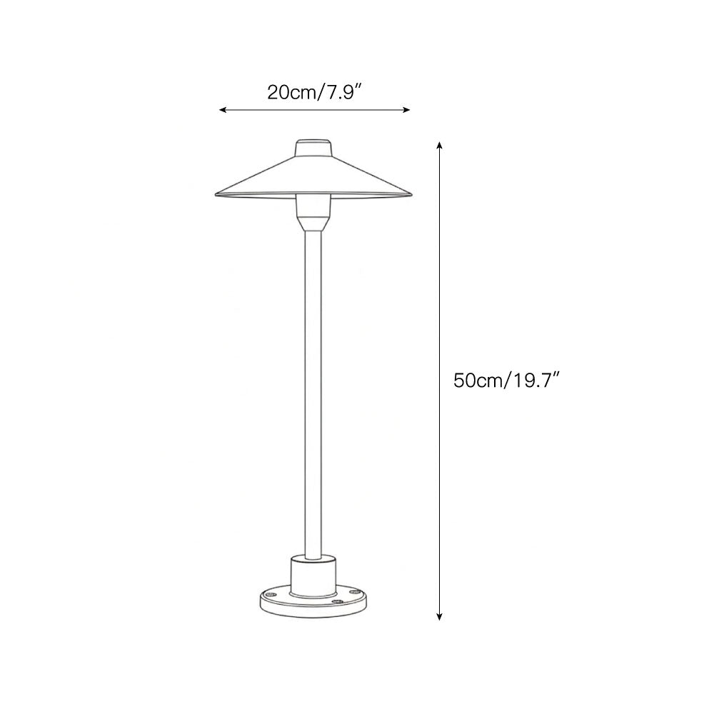 Kichler Outdoor Table Lamp - Waterproof IP54 Aluminum LED Patio Light