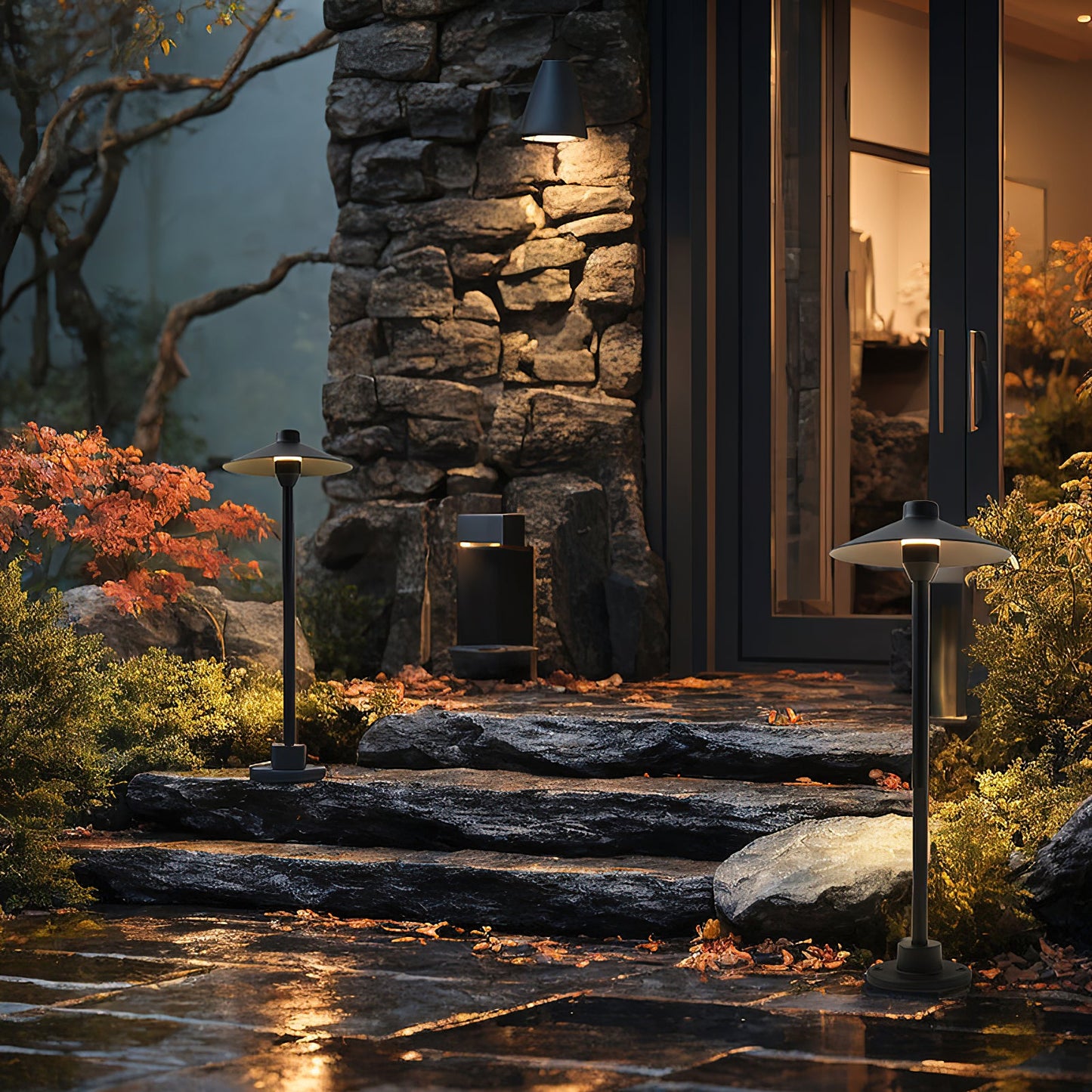 Kichler Outdoor Table Lamp - Waterproof IP54 Aluminum LED Patio Light