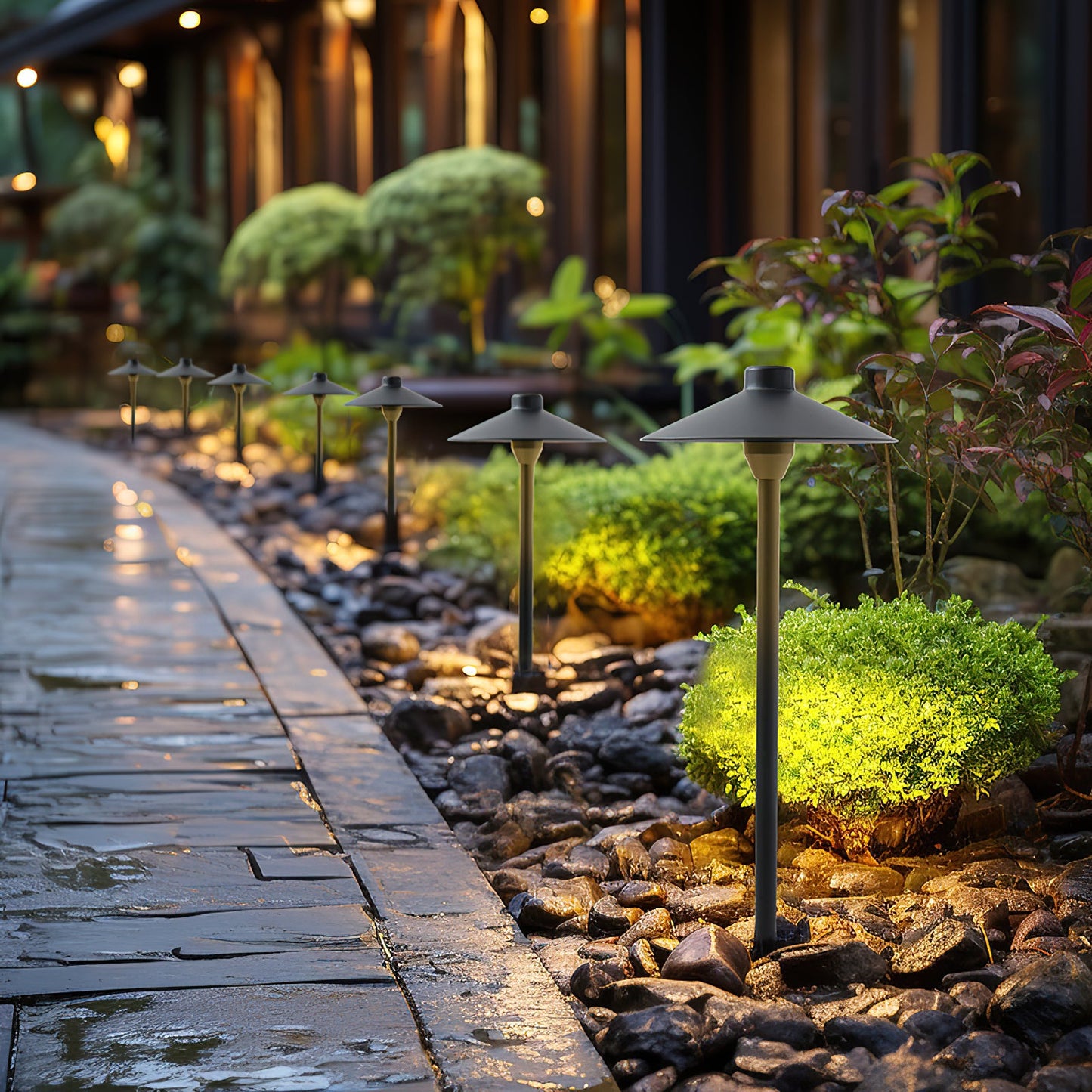 Kichler Outdoor Table Lamp - Waterproof IP54 Aluminum LED Patio Light