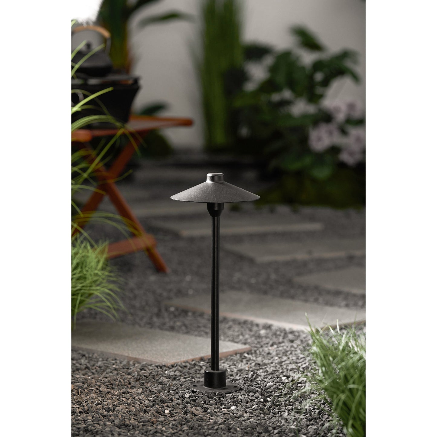 Kichler Outdoor Table Lamp - Waterproof IP54 Aluminum LED Patio Light
