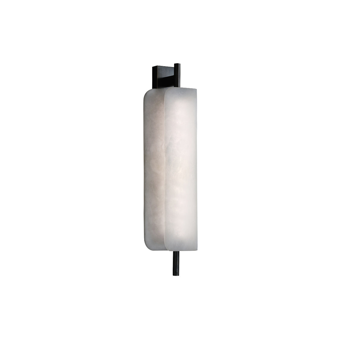 Kinkairo Alabaster Wall Lamp - Fluted Spanish Alabaster & Brass Sconce