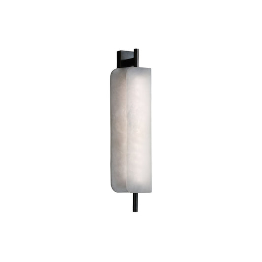 Kinkairo Alabaster Wall Lamp - Fluted Spanish Alabaster & Brass Sconce