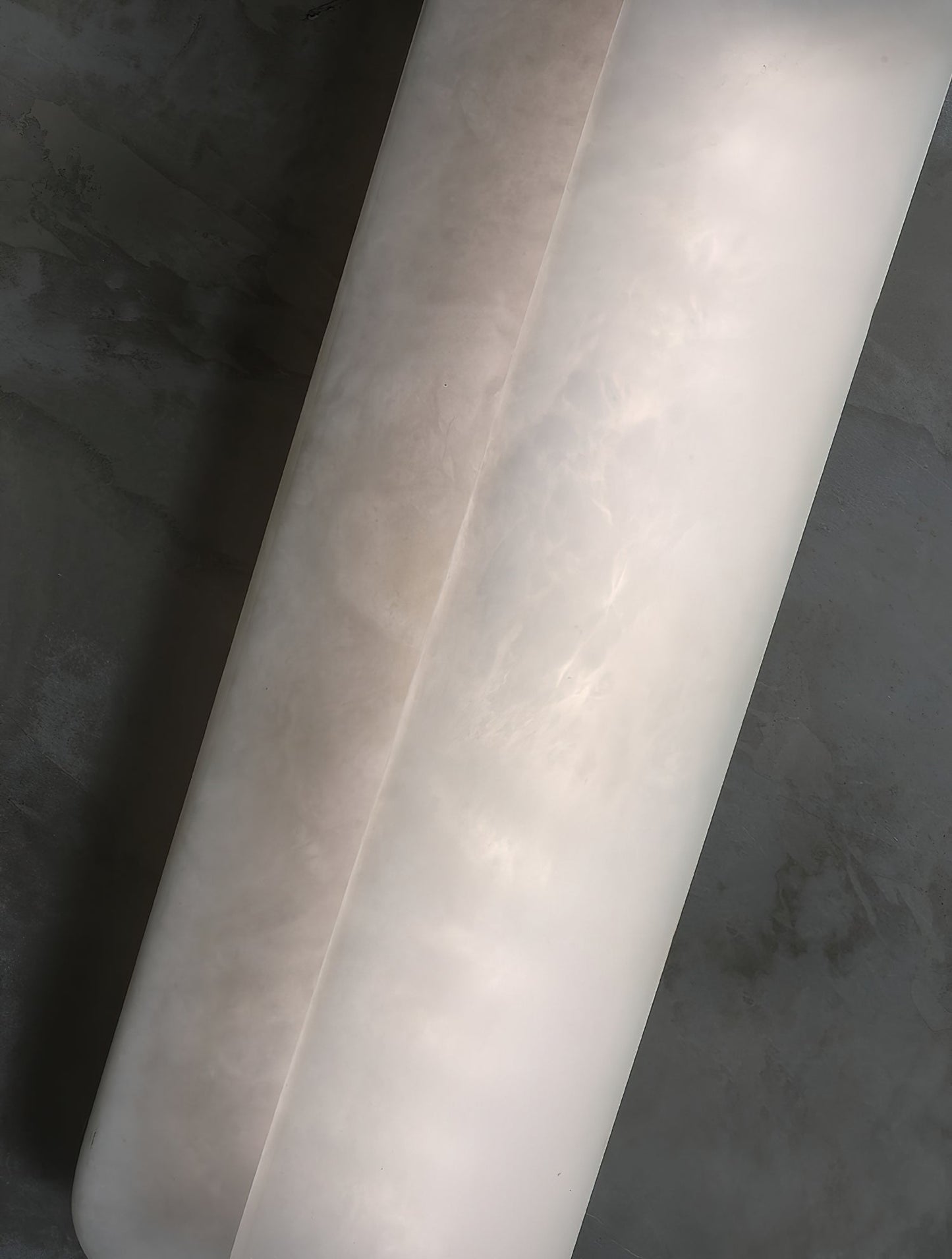 Kinkairo Alabaster Wall Lamp - Fluted Spanish Alabaster & Brass Sconce