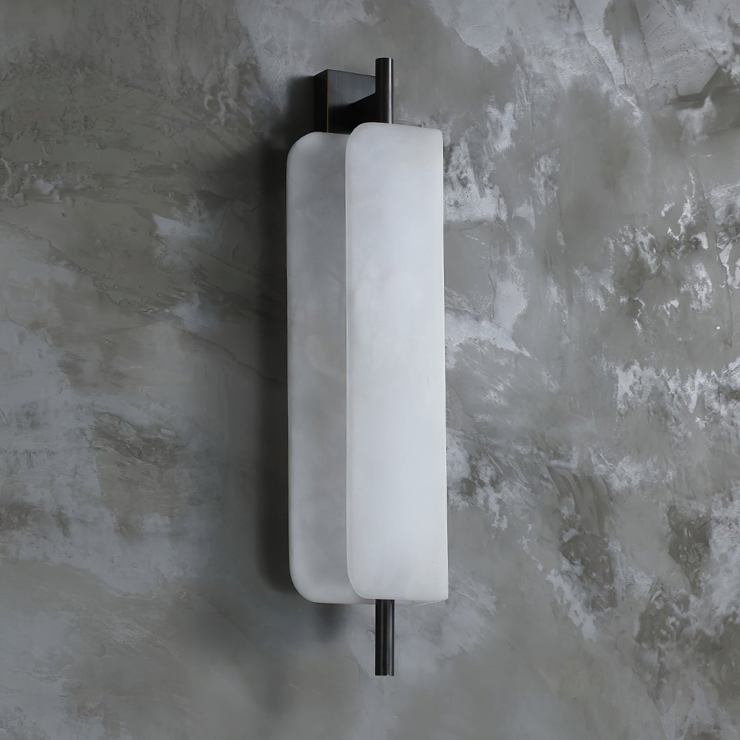 Kinkairo Alabaster Wall Lamp - Fluted Spanish Alabaster & Brass Sconce
