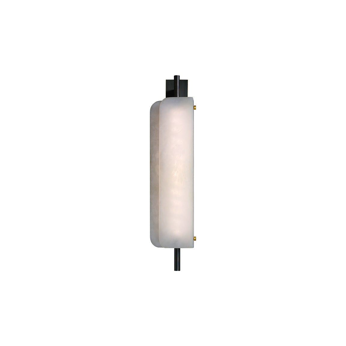 Kinkairo Alabaster Wall Lamp - Fluted Spanish Alabaster & Brass Sconce