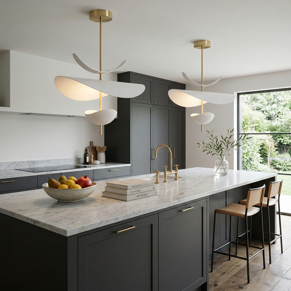 Selene Floating Pendant Lamp - Multi-Tier LED Hanging Light
