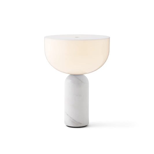 Kizu Table Lamp (Cordless) - Rechargeable Marble & Acrylic Lamp | Italian Palazzo Style