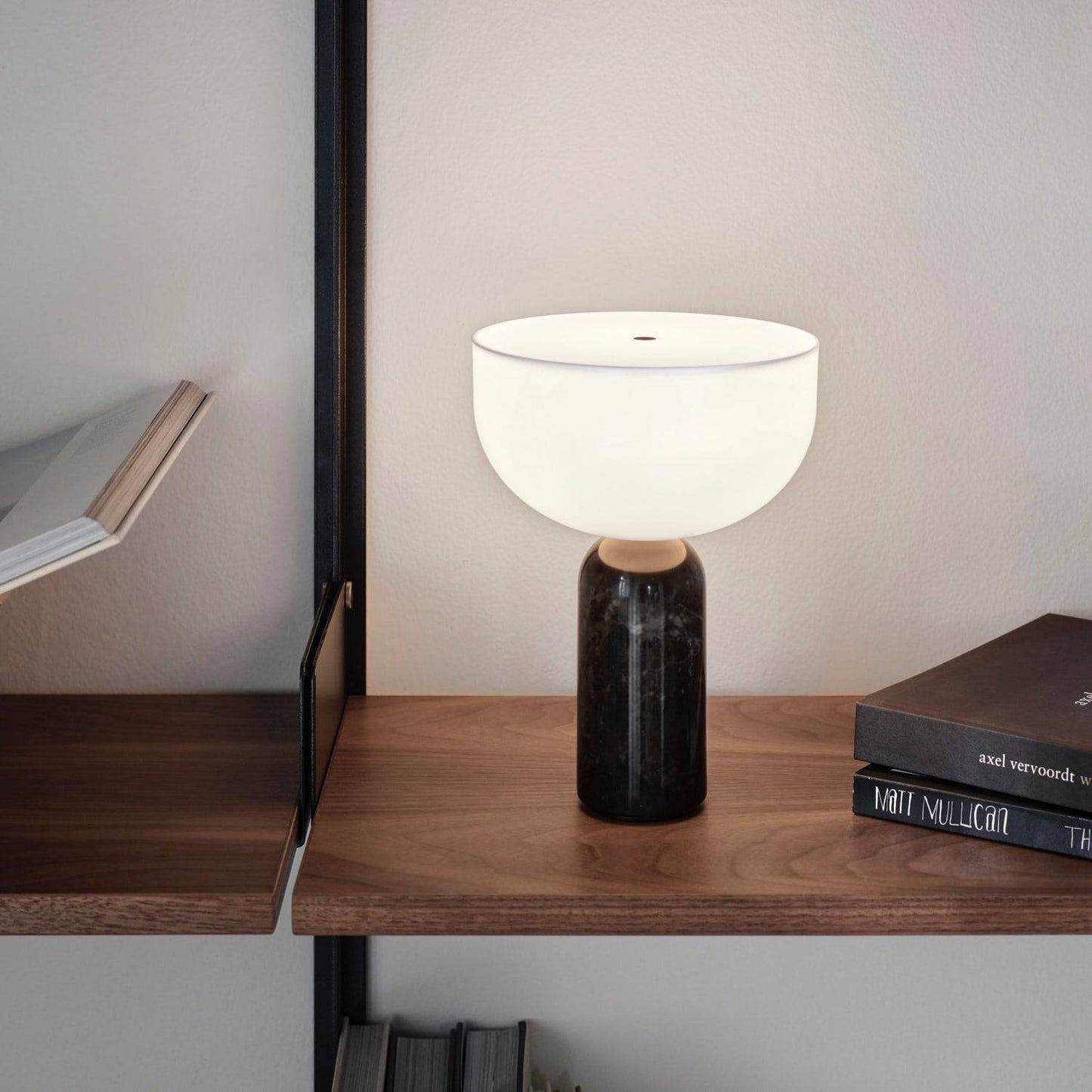 Kizu Table Lamp (Cordless) - Rechargeable Marble & Acrylic Lamp | Italian Palazzo Style