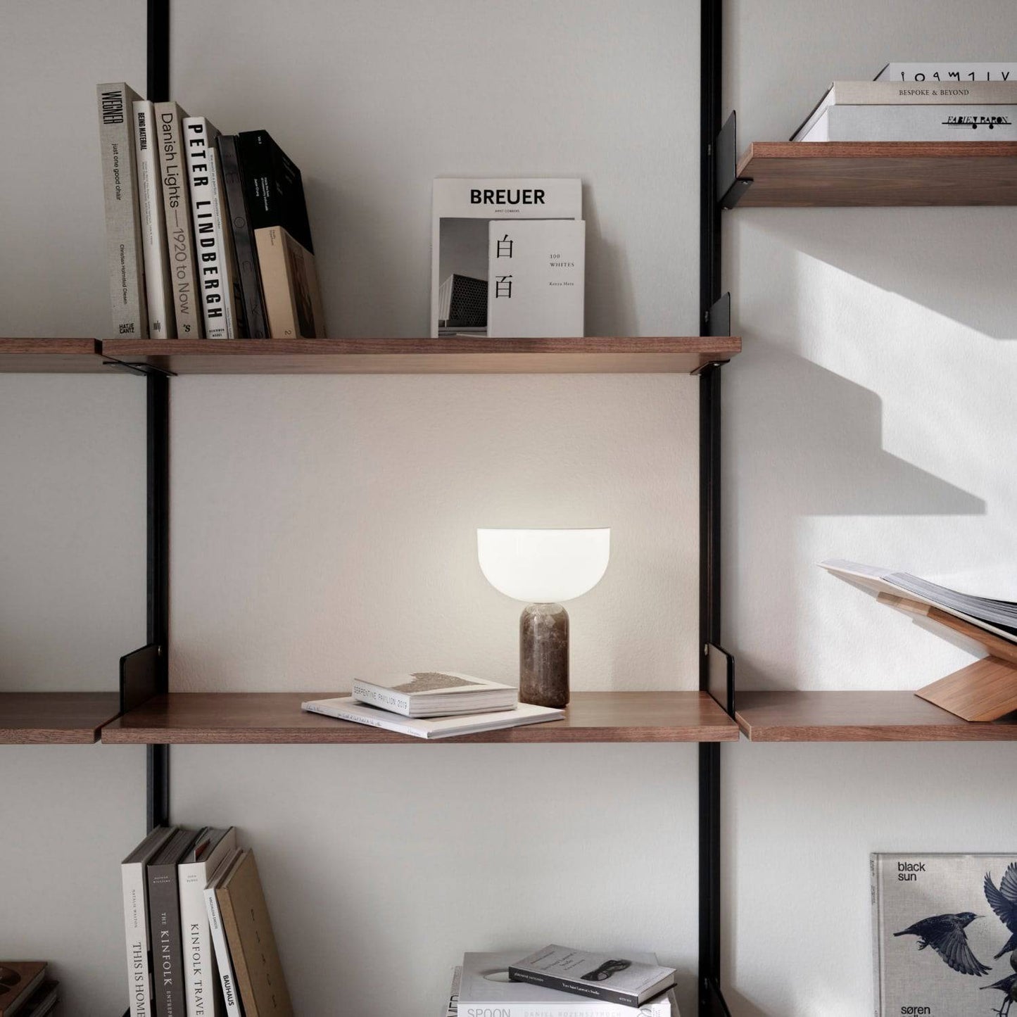 Kizu Table Lamp (Cordless) - Rechargeable Marble & Acrylic Lamp | Italian Palazzo Style
