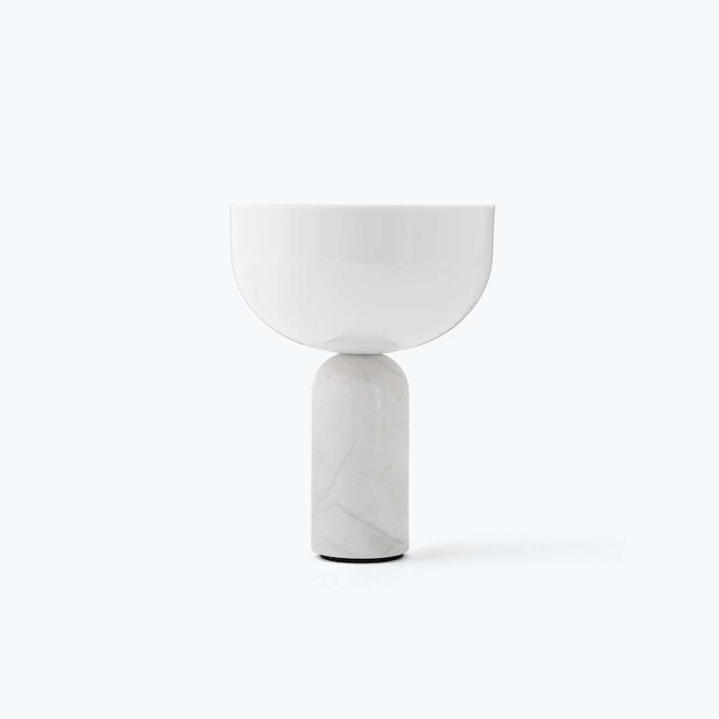 Kizu Table Lamp (Cordless) - Rechargeable Marble & Acrylic Lamp | Italian Palazzo Style