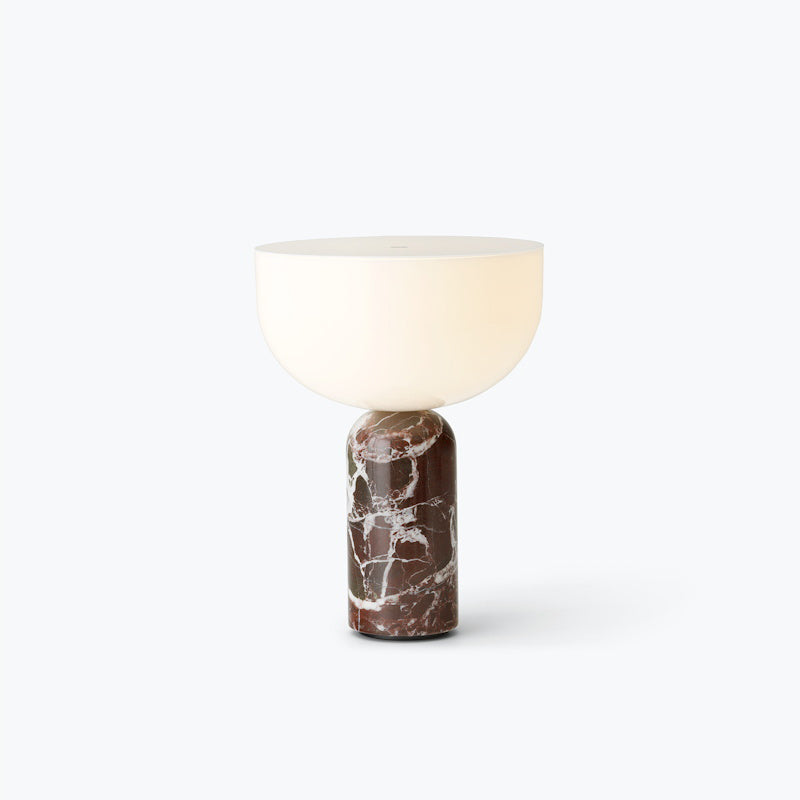 Kizu Table Lamp (Cordless) - Rechargeable Marble & Acrylic Lamp | Italian Palazzo Style