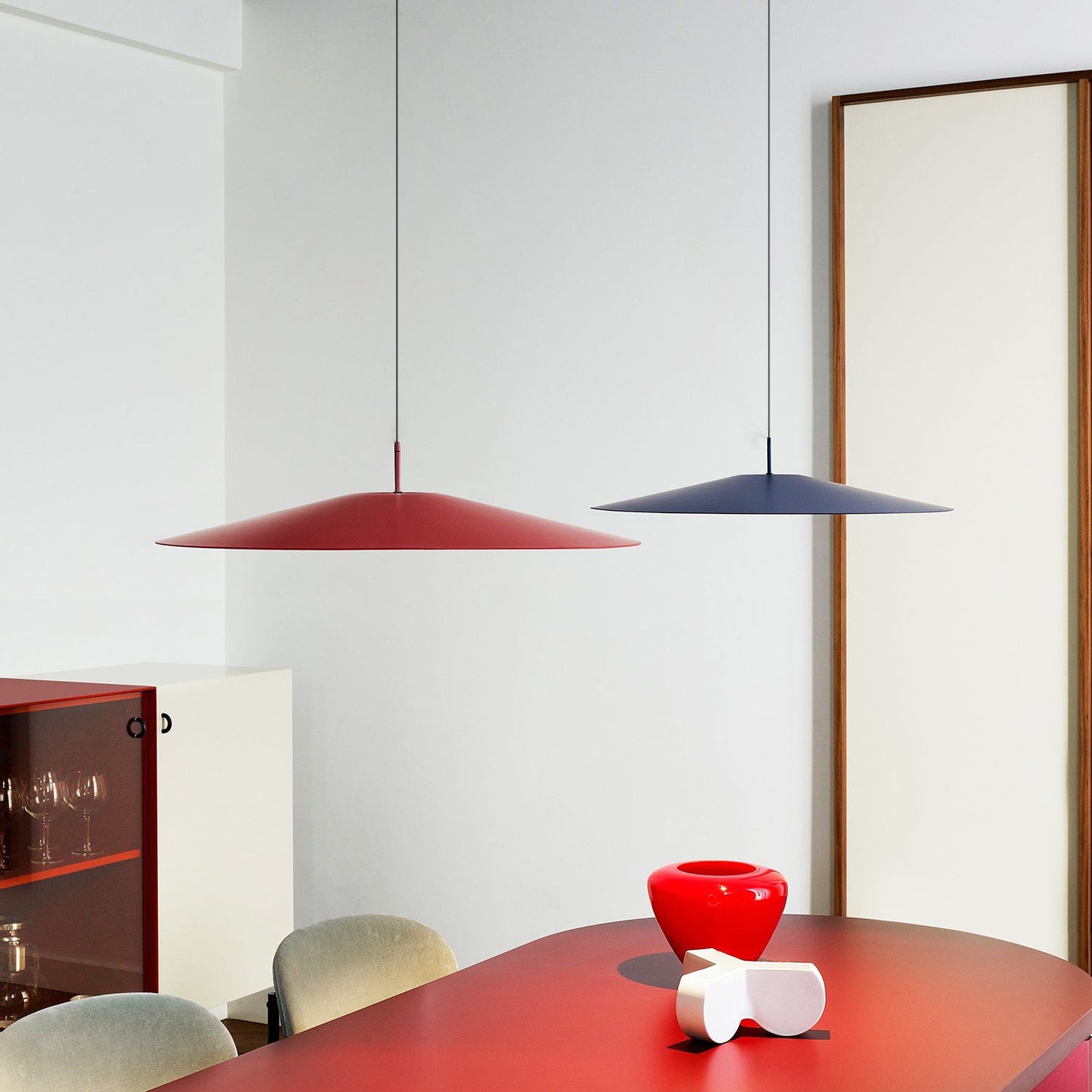 Zero Pendant Lamp - Minimalist Ultra-Thin LED Pendant | Professional Mineral Lens Wide-Beam Light