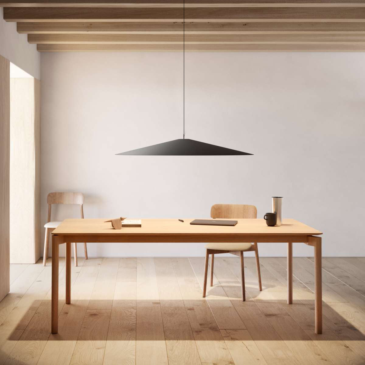 Zero Pendant Lamp - Minimalist Ultra-Thin LED Pendant | Professional Mineral Lens Wide-Beam Light