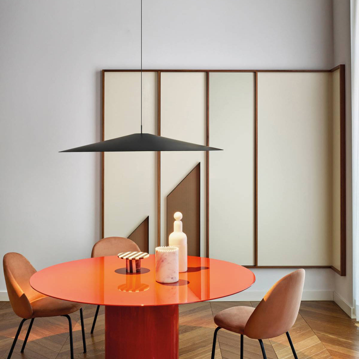 Zero Pendant Lamp - Minimalist Ultra-Thin LED Pendant | Professional Mineral Lens Wide-Beam Light