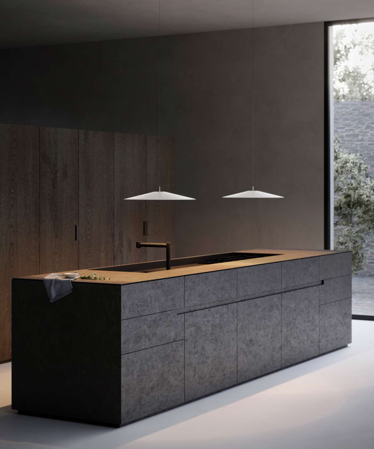 Zero Pendant Lamp - Minimalist Ultra-Thin LED Pendant | Professional Mineral Lens Wide-Beam Light