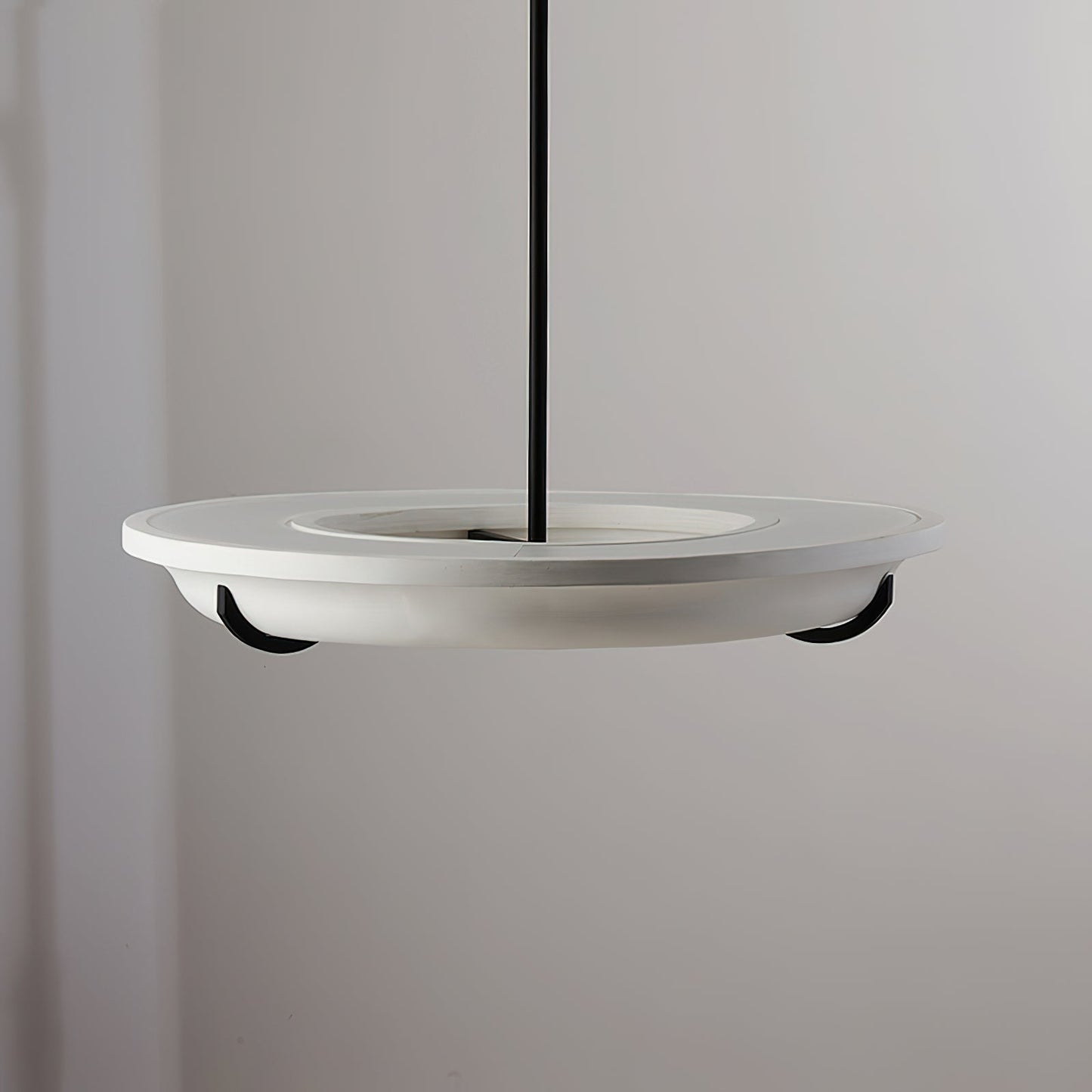 Kuklos Alabaster Chandelier - Luxury Spanish Alabaster & Brass Ring Pendant