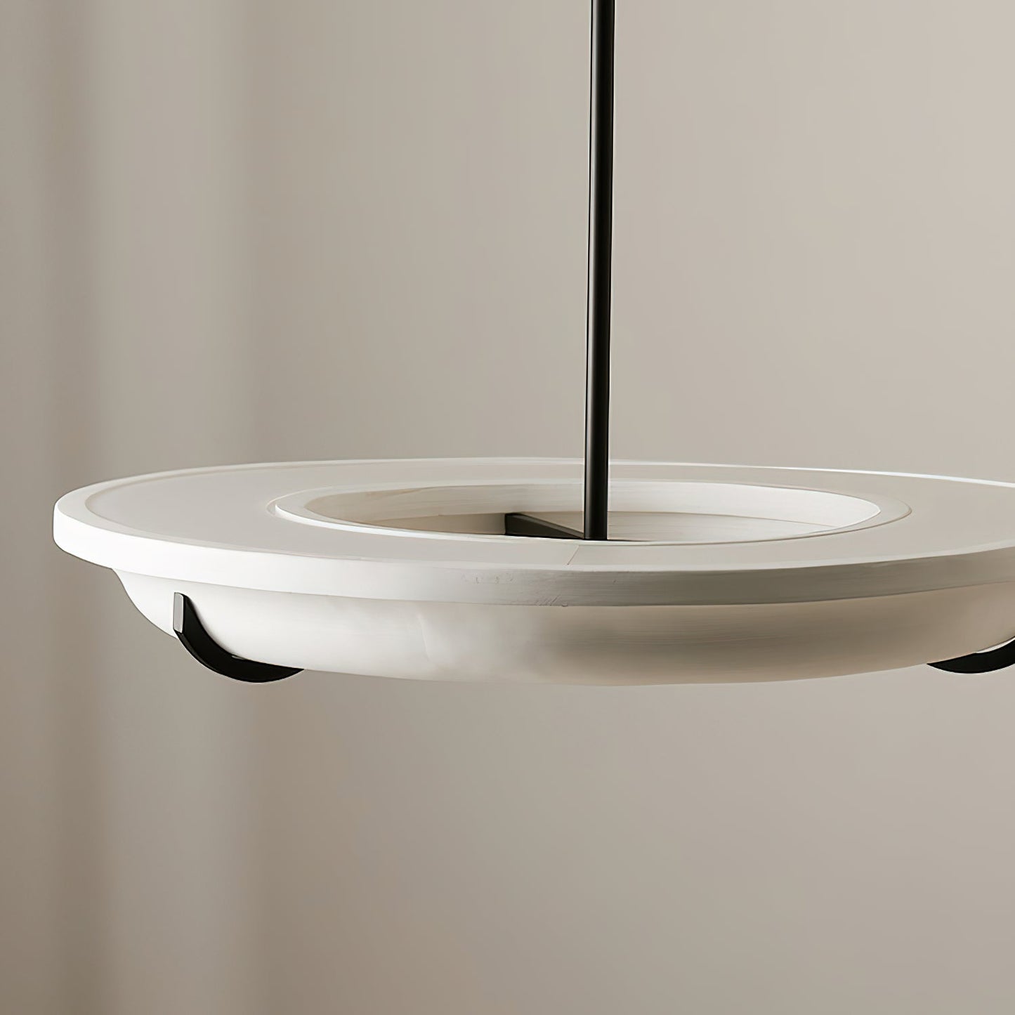 Kuklos Alabaster Chandelier - Luxury Spanish Alabaster & Brass Ring Pendant