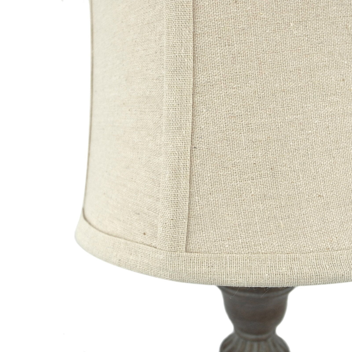 Lansdale Table Lamp - Whitewashed Weathered Wood & Linen Accent Lamp