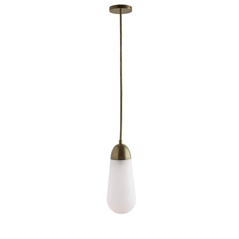 Lariat Pendant Lamp - Jewelry-Inspired Brass & Molded Glass Multi-Head Pendant
